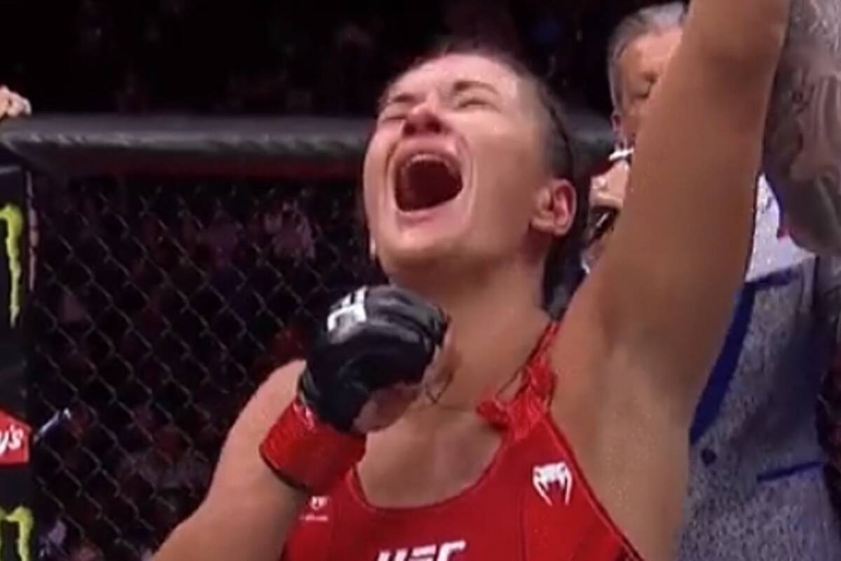 Karolina Kowalkiewicz znów wygrała w UFC Kuriozalne sceny po walce