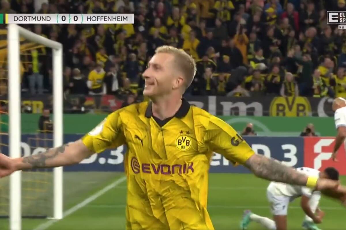 Borussia Dortmund z awansem w Pucharze Niemiec Wystarczył gol Marco