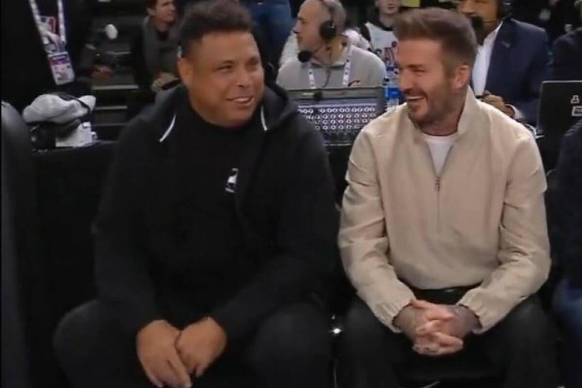 Gwiazdy Sportu Na Meczu NBA W Europie Beckham Ronaldo I Wielu Innych