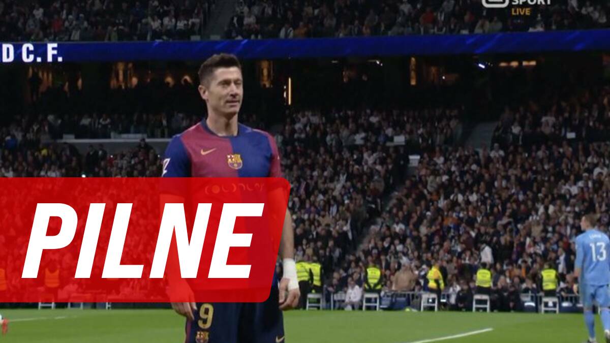 Dublet Lewandowskiego w El Clasico Polak pozamiatał na Bernabeu WIDEO