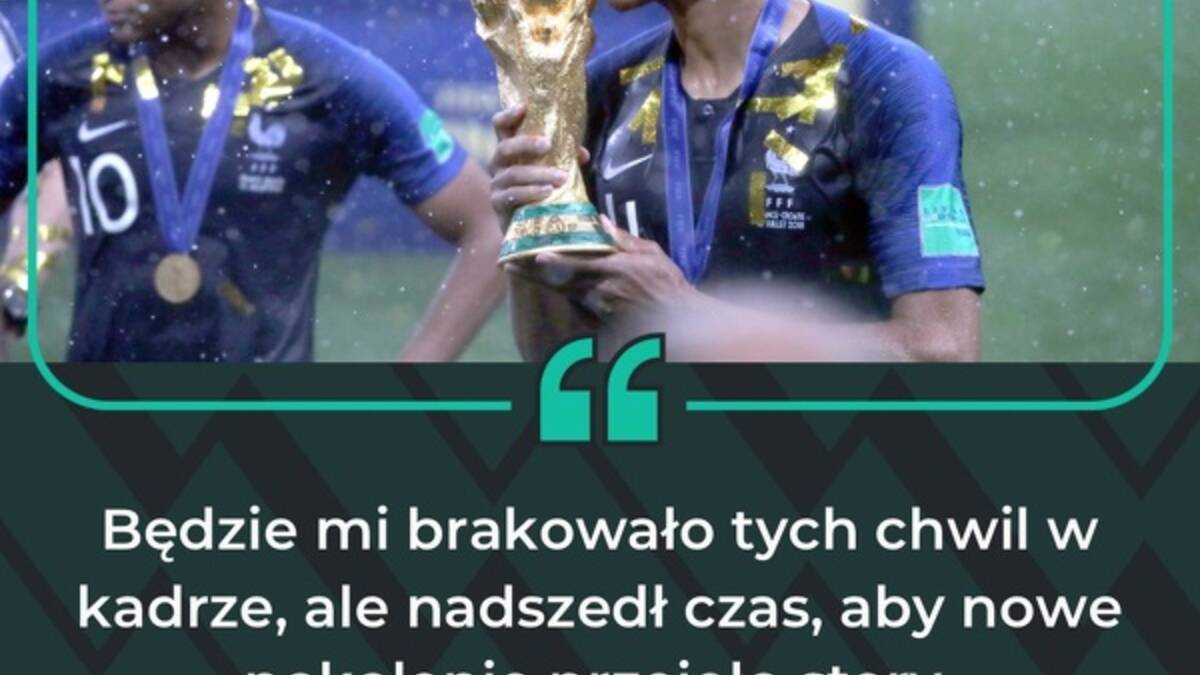Raphaël Varane pożegnał się z reprezentacją Francji - Sportbuzz Meczyki.pl