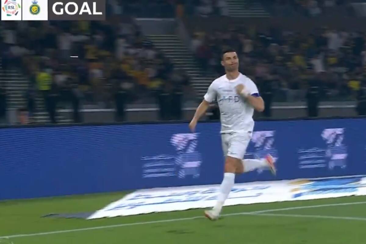 Ronaldo is in the lead in the match against Benzema!  Five goals for victory against Al-Ittihad [WIDEO]