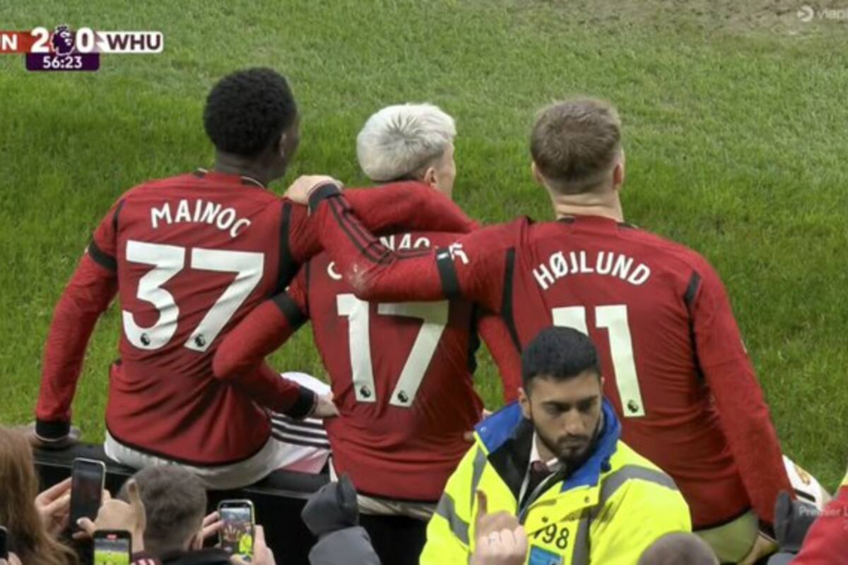 Hoglund's goal, Jarnacho's brace, Manchester United's victory!  Fabianski had bad luck when he conceded a goal [WIDEO]