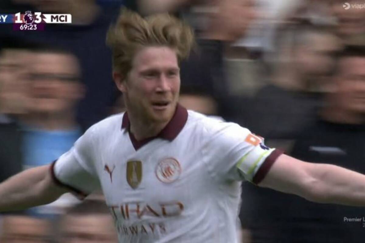 Amazing match for Kevin De Bruyne!  A beautiful double from the Belgian, Manchester City caught up with the leader [WIDEO]