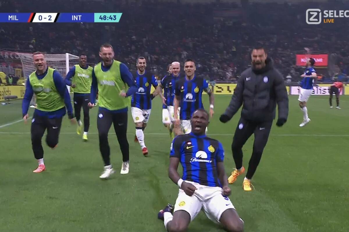L'Inter è la nuova campionessa d'Italia!  Tre cartellini rossi nel derby contro il Milan [WIDEO]