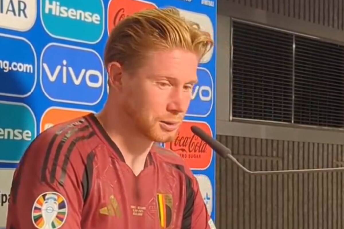 De Bruyne boycotted the conference. The storm on the Internet [WIDEO]
