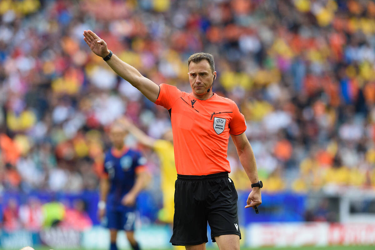 The Euro 2016 semi-final will be hosted by a referee who has been suspended for corruption. Bellingham has already referred to him once.