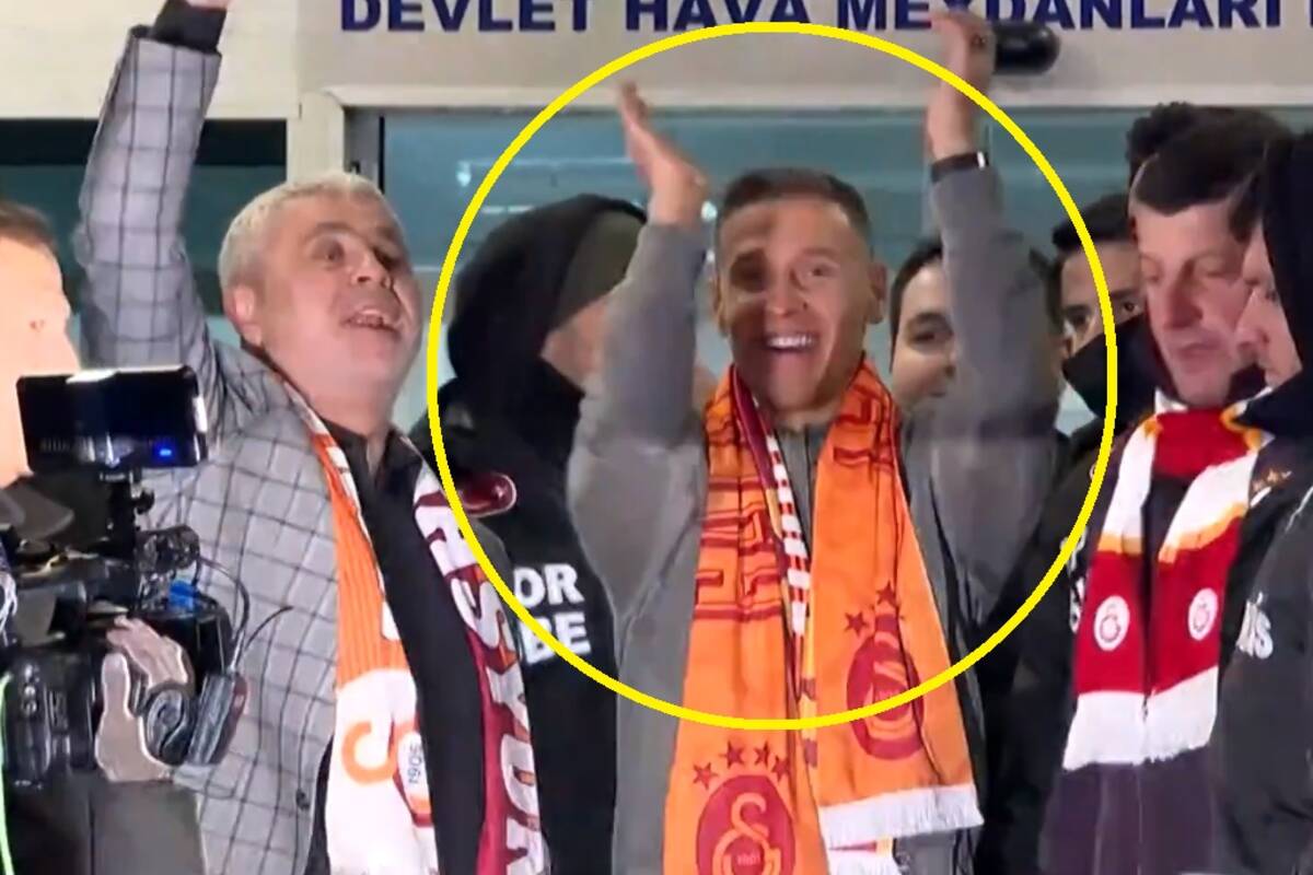 Szaleństwo na lotnisku! Tak Galatasaray powitało Frankowskiego [WIDEO]