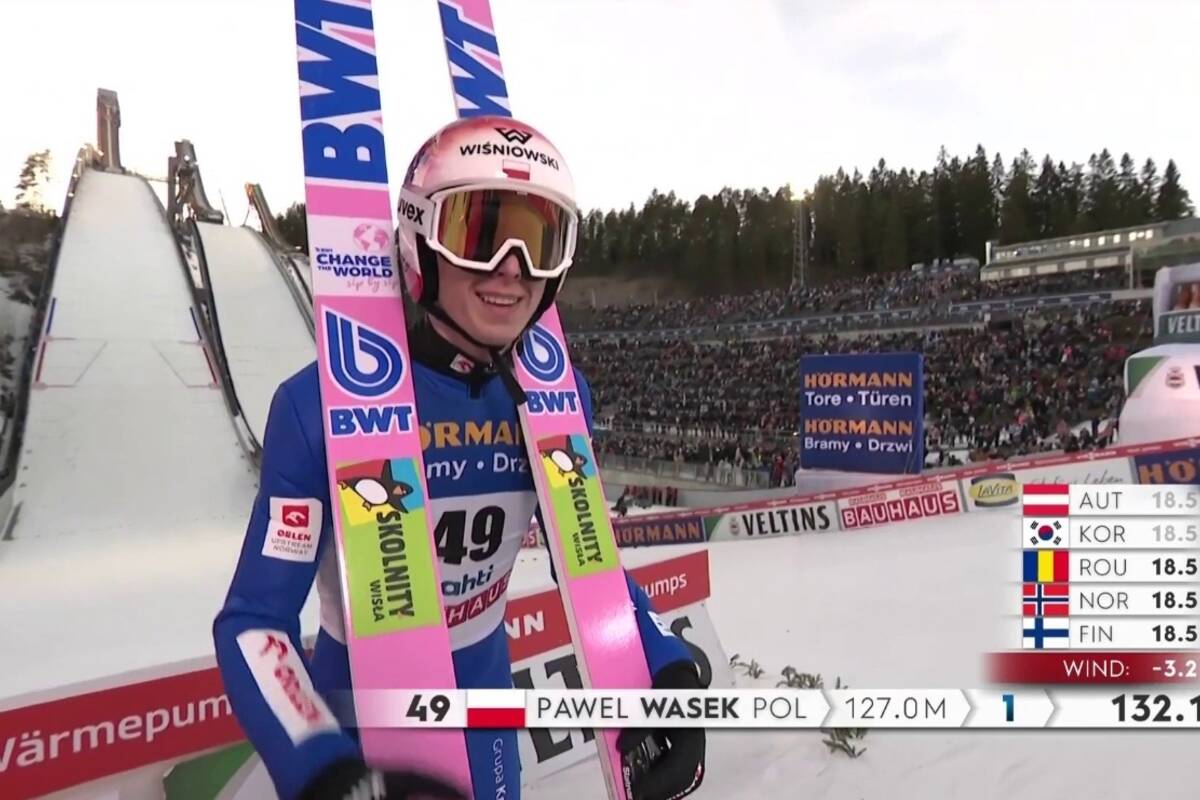 Wąsek odpalił w Lahti! Polak walczy o podium Pucharu Świata!