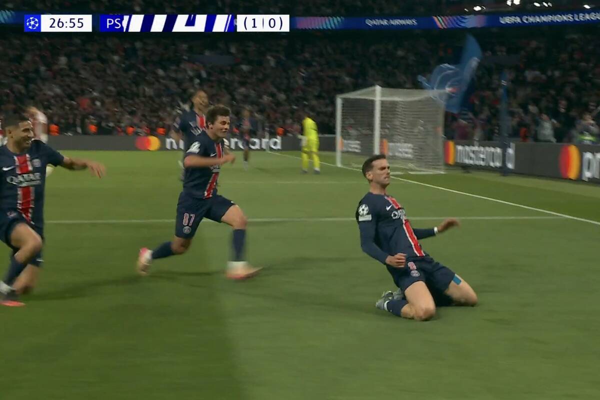 Ale petarda! Piękny gol dla PSG z Arsenalem [WIDEO]