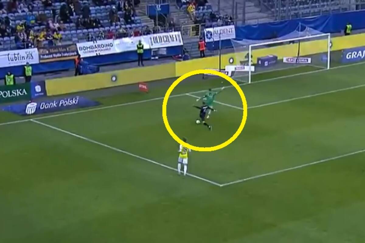 Katastrofa Motoru. Gol-kuriozum w Ekstraklasie [WIDEO]