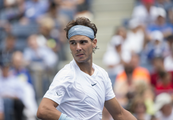 Nadal zadowolony po pokonaniu Wawrinki. Nadal zadowolony po pokonaniu Wawrinki.