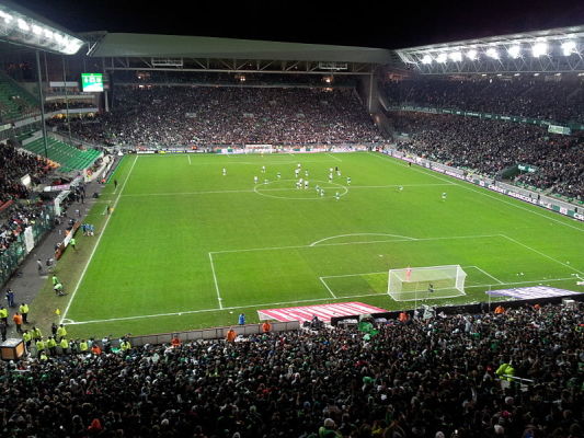 Ligue 1: AS Saint-Etienne wygrało u siebie z Guingamp Ligue 1: AS Saint-Etienne wygrało u siebie z Guingamp