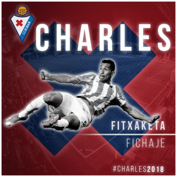 Charles zamienił Malagę na Eibar Charles zamienił Malagę na Eibar