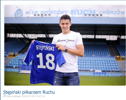 Ruch pozyskał napastnika z Niemiec Ruch pozyskał napastnika z Niemiec