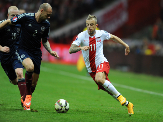 Grosicki: z Niemcami pewni siebie Grosicki: z Niemcami pewni siebie
