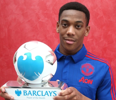 Martial piłkarzem miesiąca w Premier League Martial piłkarzem miesiąca w Premier League