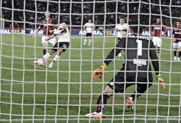 Milan skromnie pokonał Bolognę Milan skromnie pokonał Bolognę
