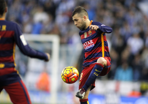 Jordi Alba: Dublet byłby wspaniały Jordi Alba: Dublet byłby wspaniały