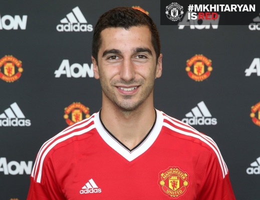 Oficjalnie: Mchitarjan piłkarzem Manchesteru United Oficjalnie: Mchitarjan piłkarzem Manchesteru United
