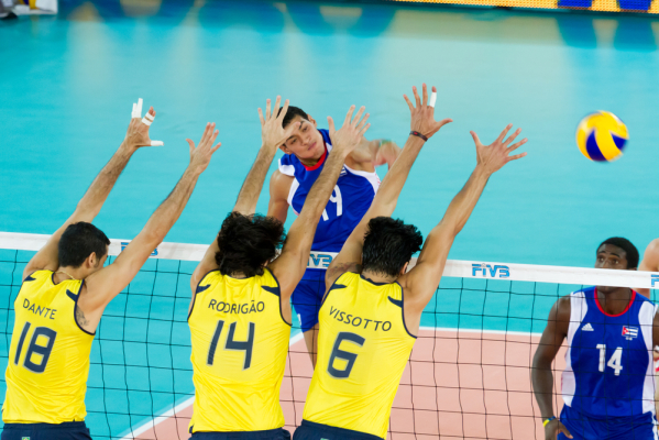 Brazylia - Włochy w finale olimpijskiego turnieju siatkarzy Brazylia - Włochy w finale olimpijskiego turnieju siatkarzy