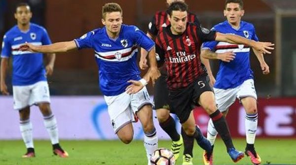 Serie A: Cały mecz Linettego i porażka z Milanem Serie A: Cały mecz Linettego i porażka z Milanem