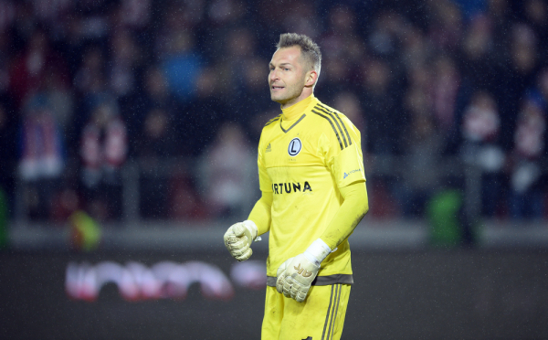 Arkadiusz Malarz na dłużej w Legii Warszawa Arkadiusz Malarz na dłużej w Legii Warszawa