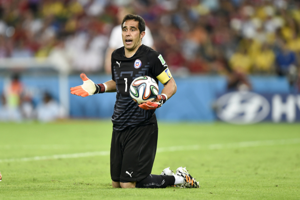 Claudio Bravo kontuzjowany Claudio Bravo kontuzjowany