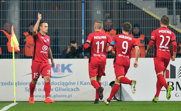 Cztery gole w Gliwicach, Piast uratował remis z Cracovią Cztery gole w Gliwicach, Piast uratował remis z Cracovią