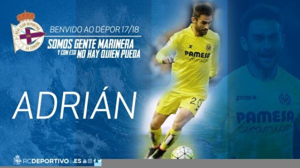 Adrian Lopez zagra w Deportivo La Coruna Adrian Lopez zagra w Deportivo La Coruna