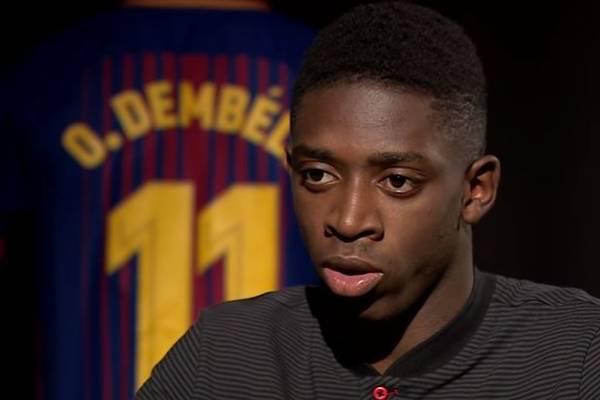 Kolejna kontuzja Ousmane Dembele. Może pauzować nawet przez miesiąc Kolejna kontuzja Ousmane Dembele. Może pauzować nawet przez miesiąc