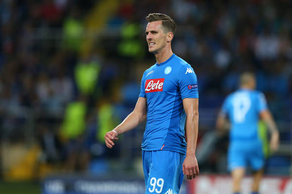 Arkadiusz Milik nie zagra na inaugurację Serie A. Nie znalazł się w kadrze meczowej Napoli Arkadiusz Milik nie zagra na inaugurację Serie A. Nie znalazł się w kadrze meczowej Napoli