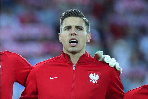 Jan Bednarek został graczem meczu Polska - Japonia