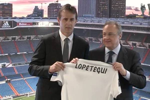 Lopetegui zaprezentowany jako trener Realu! "Wczoraj był najsmutniejszy dzień w moim życiu. Dziś jest najszczęśliwszy" Lopetegui zaprezentowany jako trener Realu! "Wczoraj był najsmutniejszy dzień w moim życiu. Dziś jest najszczęśliwszy"