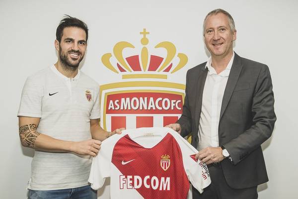 Fabregas ma nowy klub. Zagra dla Henry'ego Fabregas ma nowy klub. Zagra dla Henry'ego