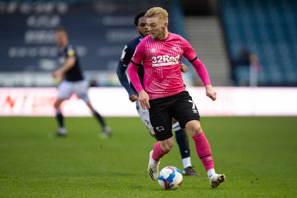 Kamil Jóźwiak o krok od gola w Championship. Polacy przyczynili się do wygranej Derby County [WIDEO]