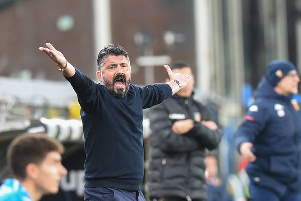 Piłkarz Napoli podpadł Gennaro Gattuso. Stanowcza reakcja włoskiego szkoleniowca podczas treningu