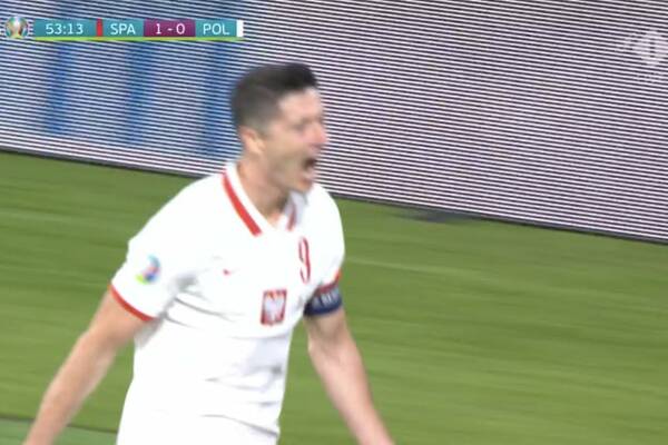 Tak Lewandowski trafił przeciwko Hiszpanii! Rehabilitacja naszego napastnika [WIDEO]