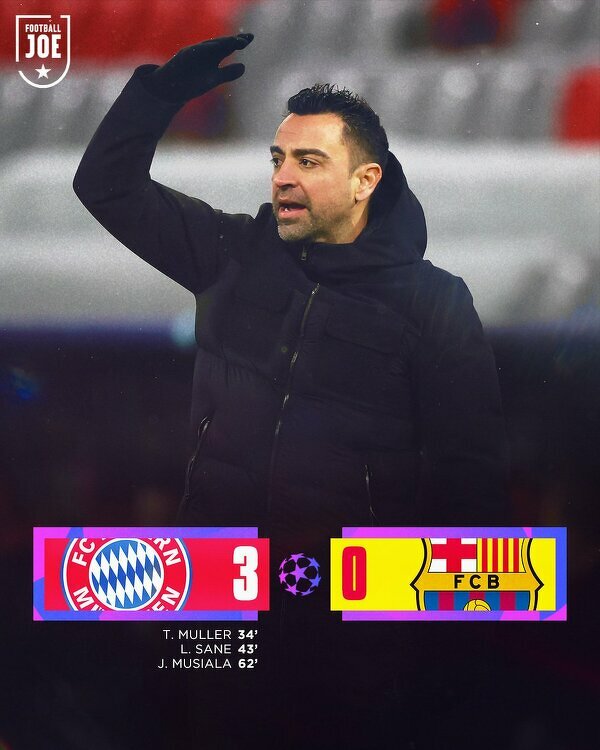 Barcelona bez szans w starciu z Bayernem
