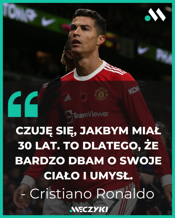 Cristiano Ronaldo wciąż czuje się młodo