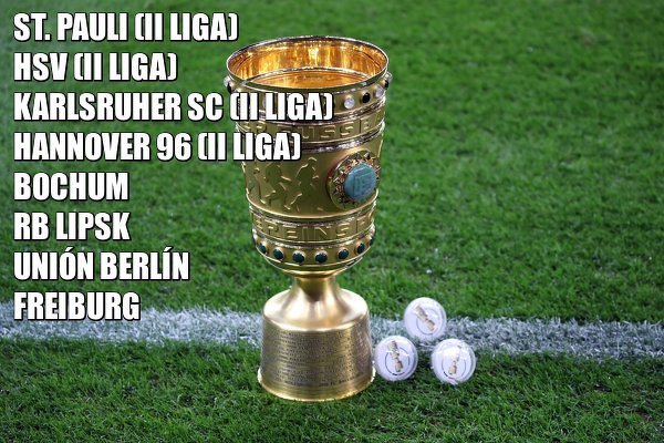 W  ćwierćfinale Pucharu Niemiec zagra aż czterech drugoligowców