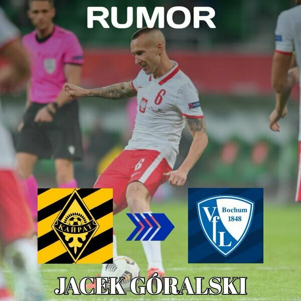 Jacek Góralski blisko przenosin do VfL Bochum. Trwają zaawansowane rozmowy z niemieckim klubem