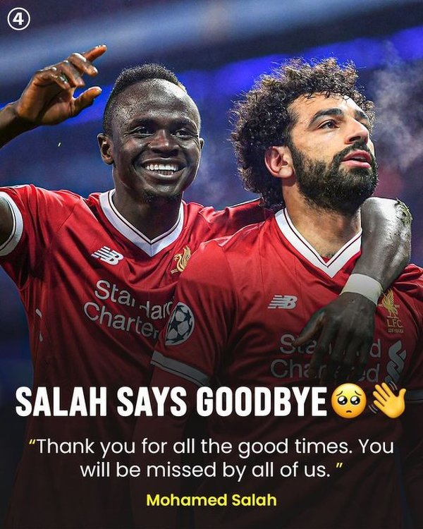 Salah pożegnał Mane 
