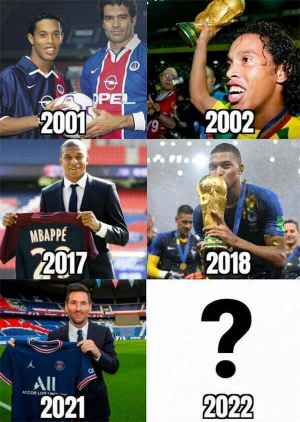 Messi pójdzie śladem Ronaldinho i Mbappe?