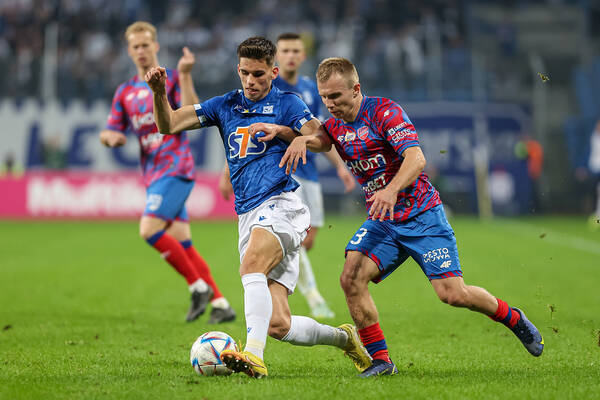 "Gra sprawia mi wielką radość". Piłkarz Lecha Poznań cieszy się z rosnącej formy