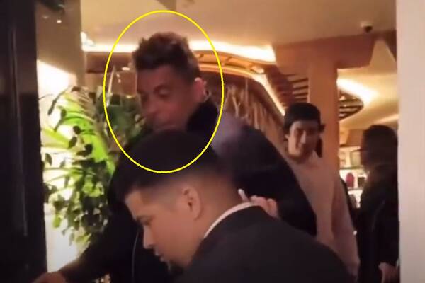 Alarmujące nagranie z udziałem Ronaldo. W takim stanie opuszczał restaurację [WIDEO]