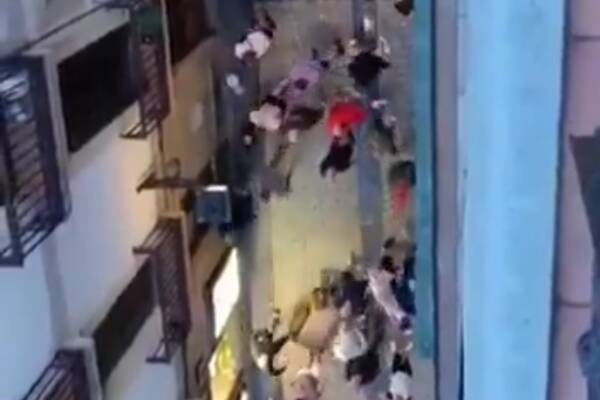 Ostra bijatyka przed finałem Ligi Europy. Musiała interweniować policja [WIDEO]