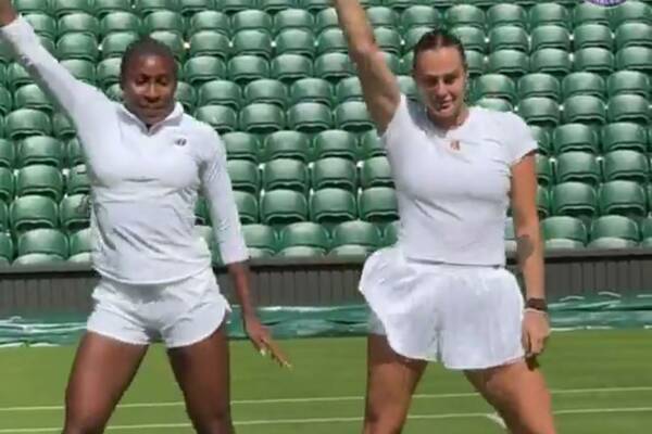 Świątek walczy o tytuł, a Sabalenka z Gauff? Tak się bawią w Londynie [WIDEO]