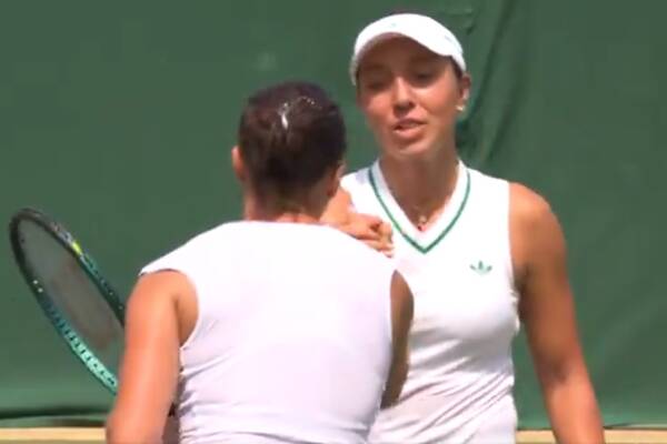 Szok na Wimbledonie! Pegula odpadła w pierwszej rundzie [WIDEO]