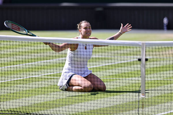Koniec Sabalenki na Wimbledonie! Sensacja w półfinale [WIDEO]